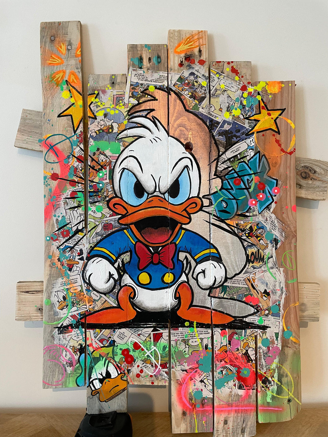 Tableau Pop Art Bébé Donald - Novela Global