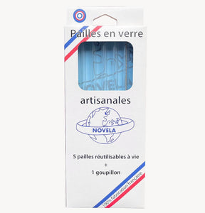 Paille en verre borosilicate 100% made in France | Novela