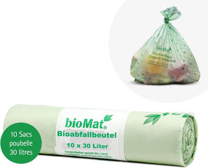 Sac poubelle home compostable 30 litres lot de 10 - Novela